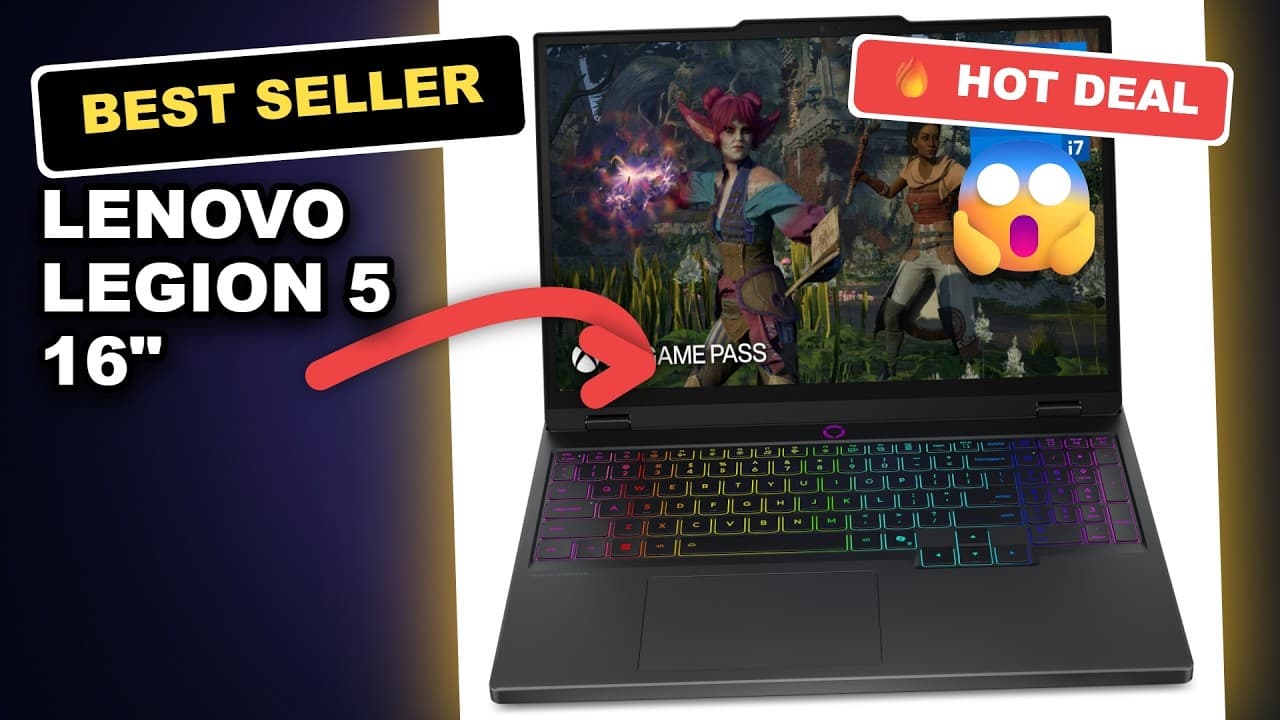 Lenovo Legion 5 16" WQXGA 240Hz Gaming Laptop Tested: Actually Good for 2024? review video