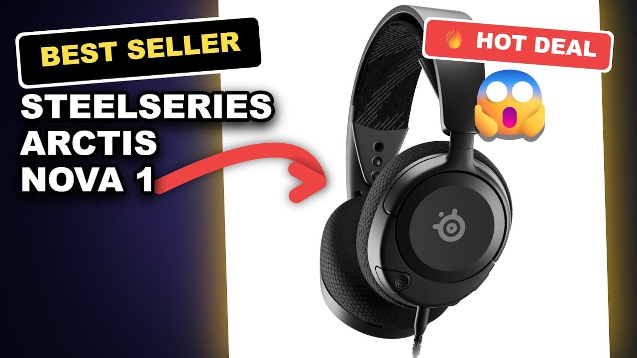 SteelSeries Arctis Nova 1 Genuine Review: Top Budget Gaming Headset? Worth It? review video