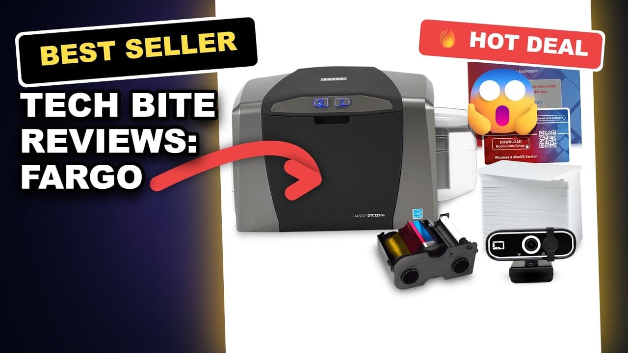 Tech Bite Reviews: Fargo DTC1250e Single-Sided Desktop Dye Sublimation/Thermal Transfer Printer