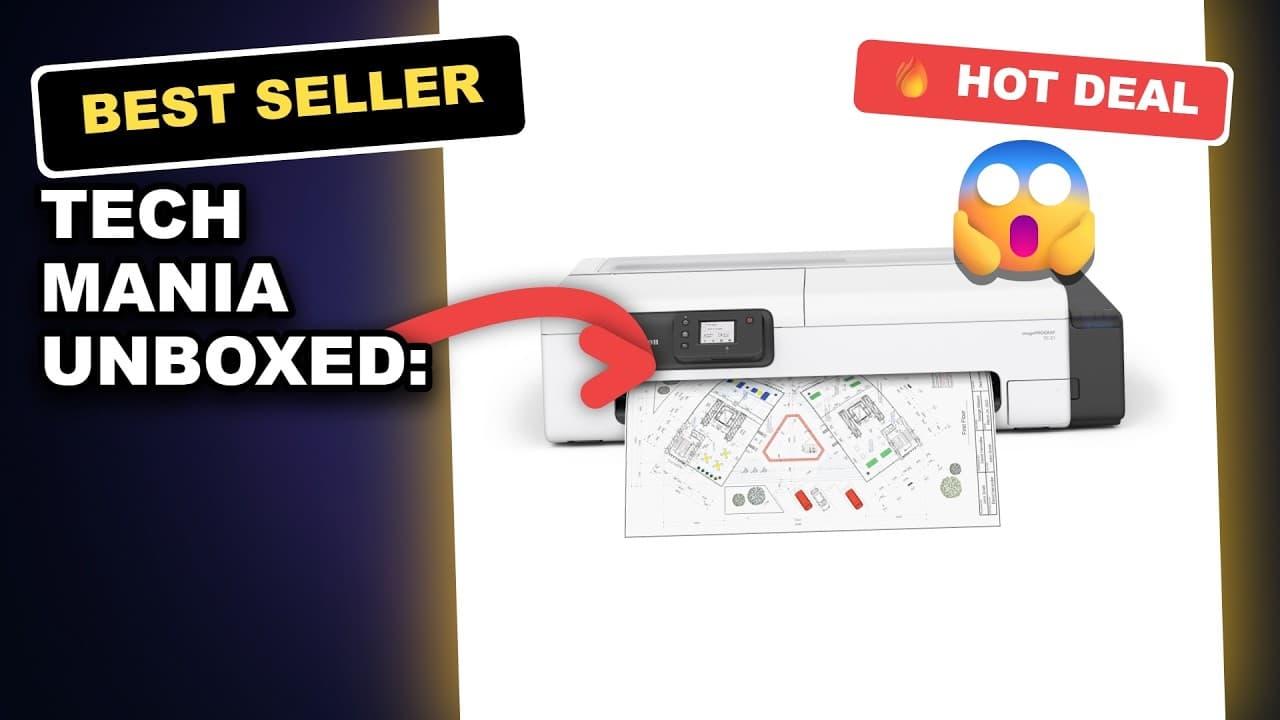 Tech Mania Unboxed: HP DesignJet T630 Large Format 24-inch Plotter Printer - Worth It for Architects