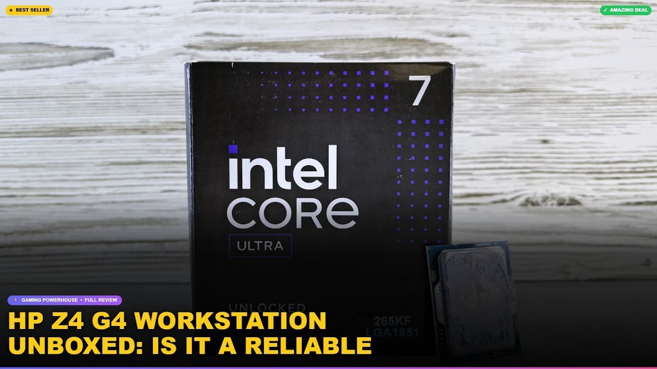 HP Z4 G4 Workstation Unboxed: Is It a Reliable Intel Core i7-7800X Desktop?