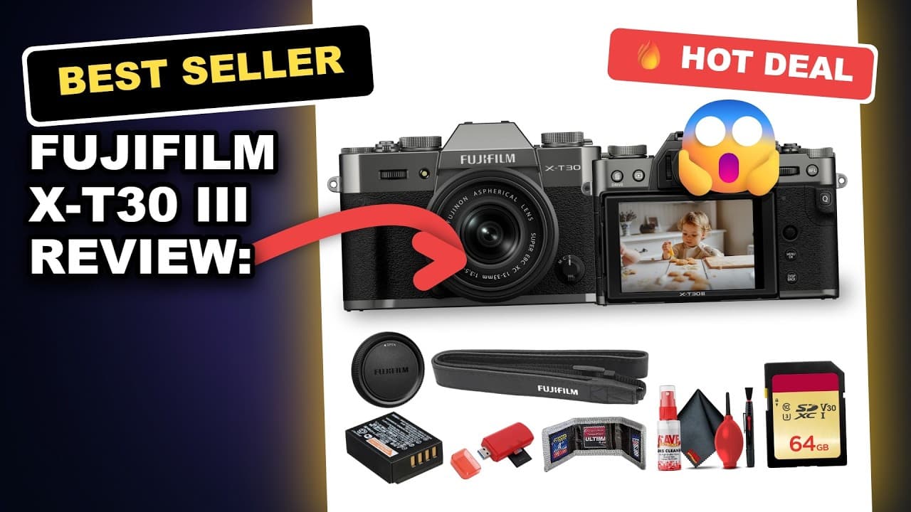 Fujifilm X-T30 III Review: Does This Camera Kit Live Up to the Hype? review video