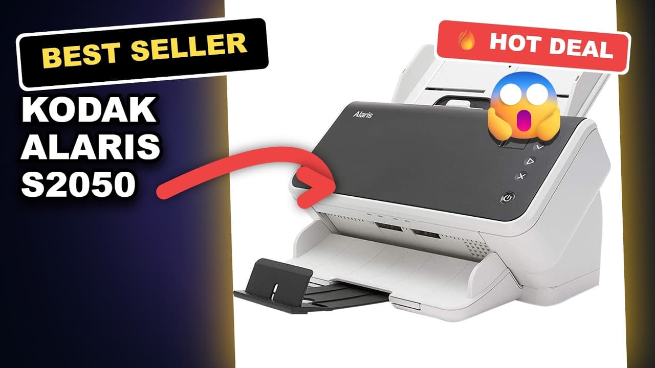 Kodak Alaris S2050 Sheetfed Scanner Honest Review: A Reliable Solution for High-Quality Scanning review video