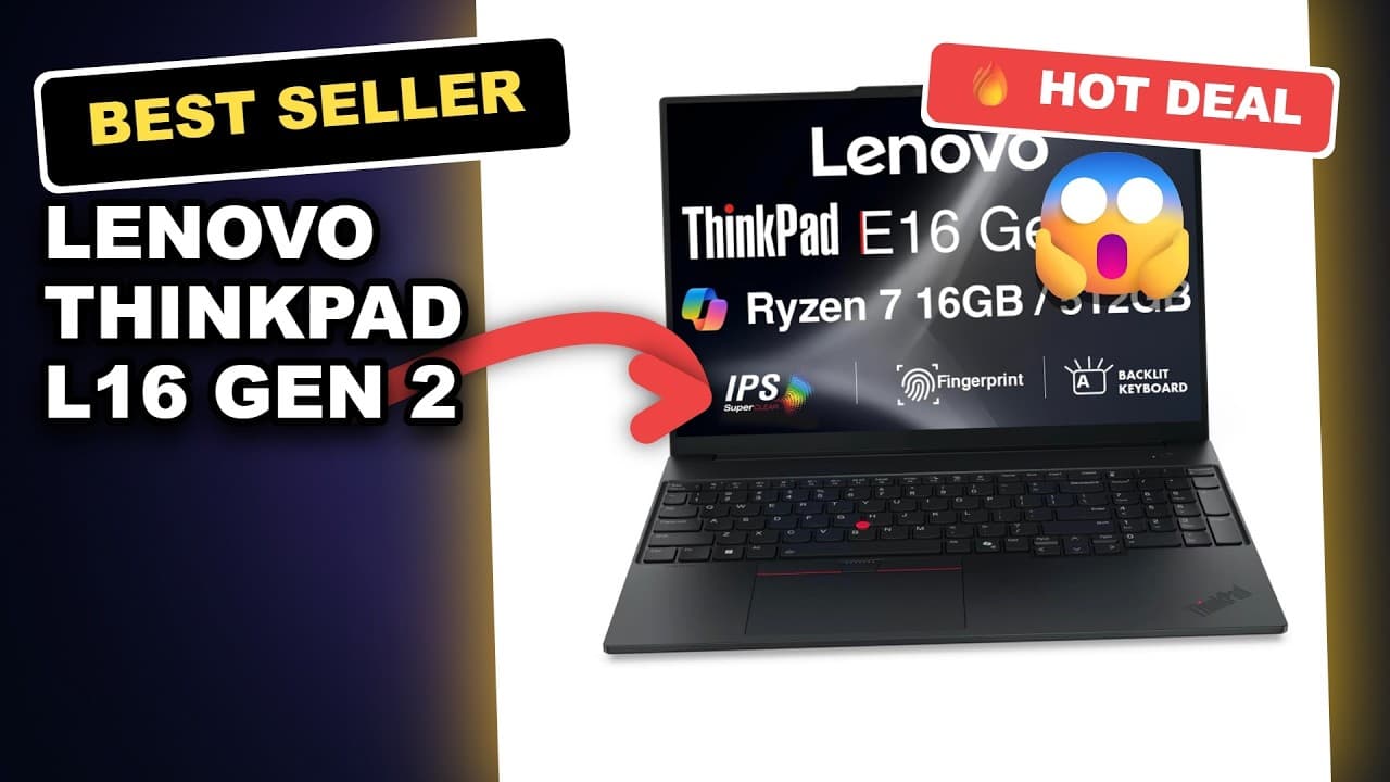 Lenovo ThinkPad L16 Gen 2 Review: Worth It for Business Laptops? review video