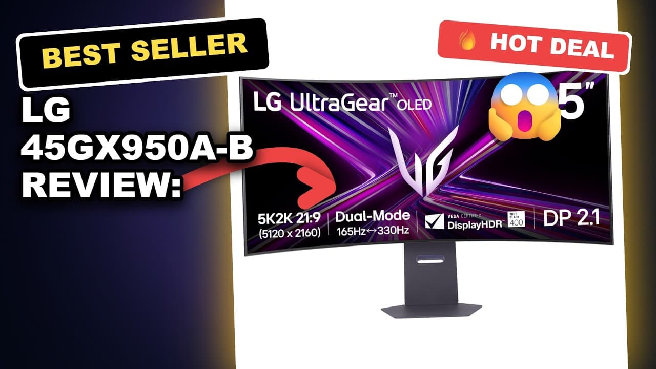 LG 45GX950A-B Review: Honest 45-Inch 5K2K OLED Curved Gaming Monitor Worth It? review video