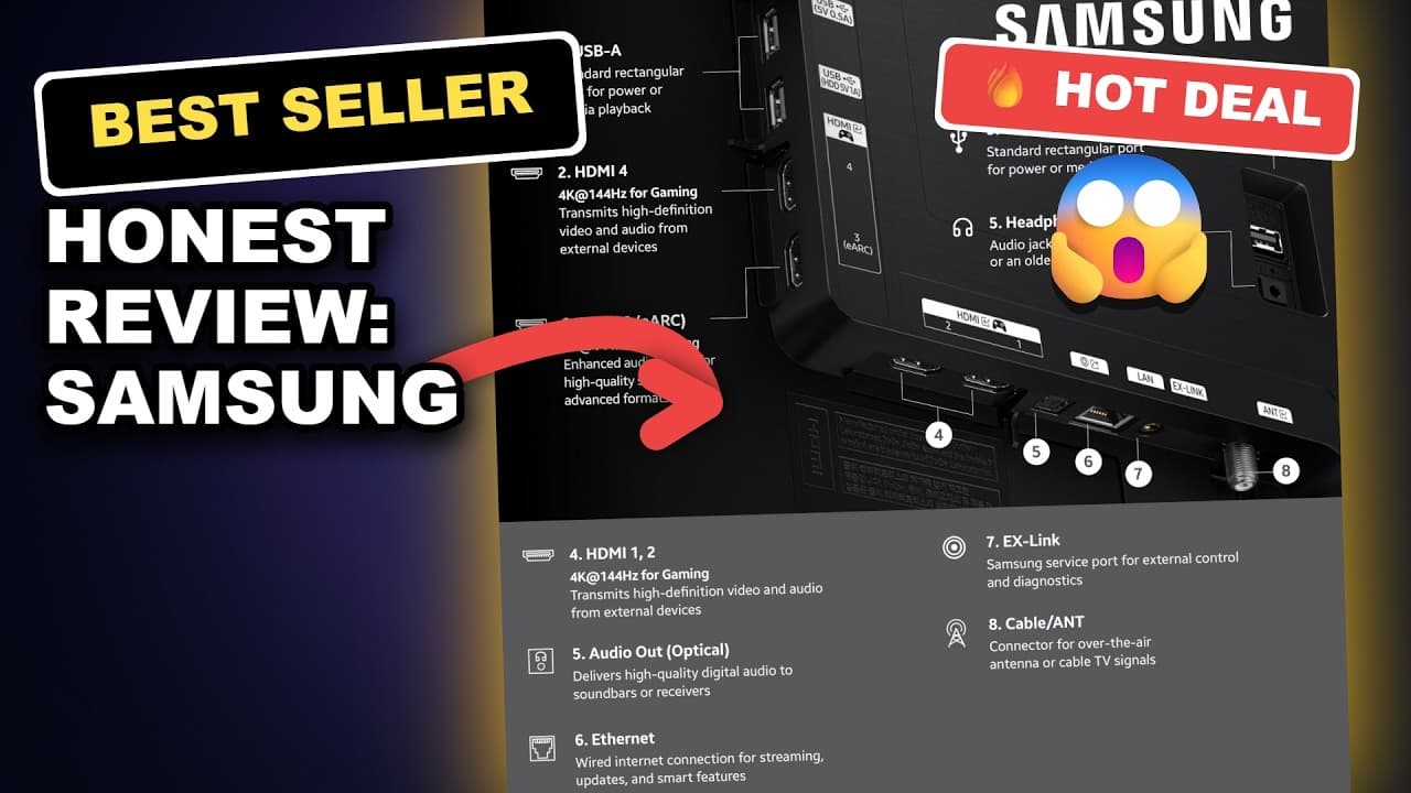 Honest Review: Samsung 65-Inch OLED S90F 4K Smart TV Review — AI Enhancements Worth It? review video