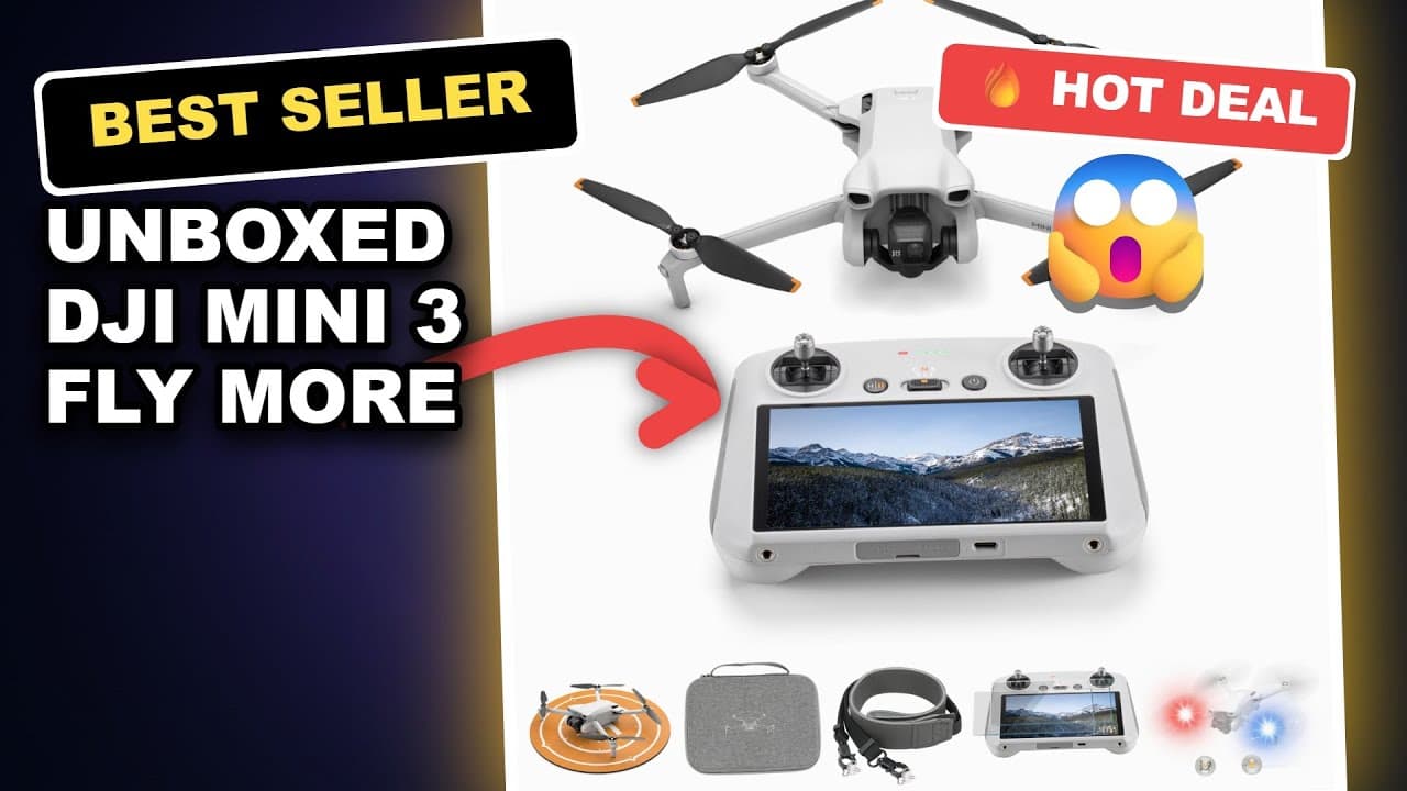 Unboxed DJI Mini 3 Fly More Combo: Honest Review of the DJI Mini 3 For Beginners
