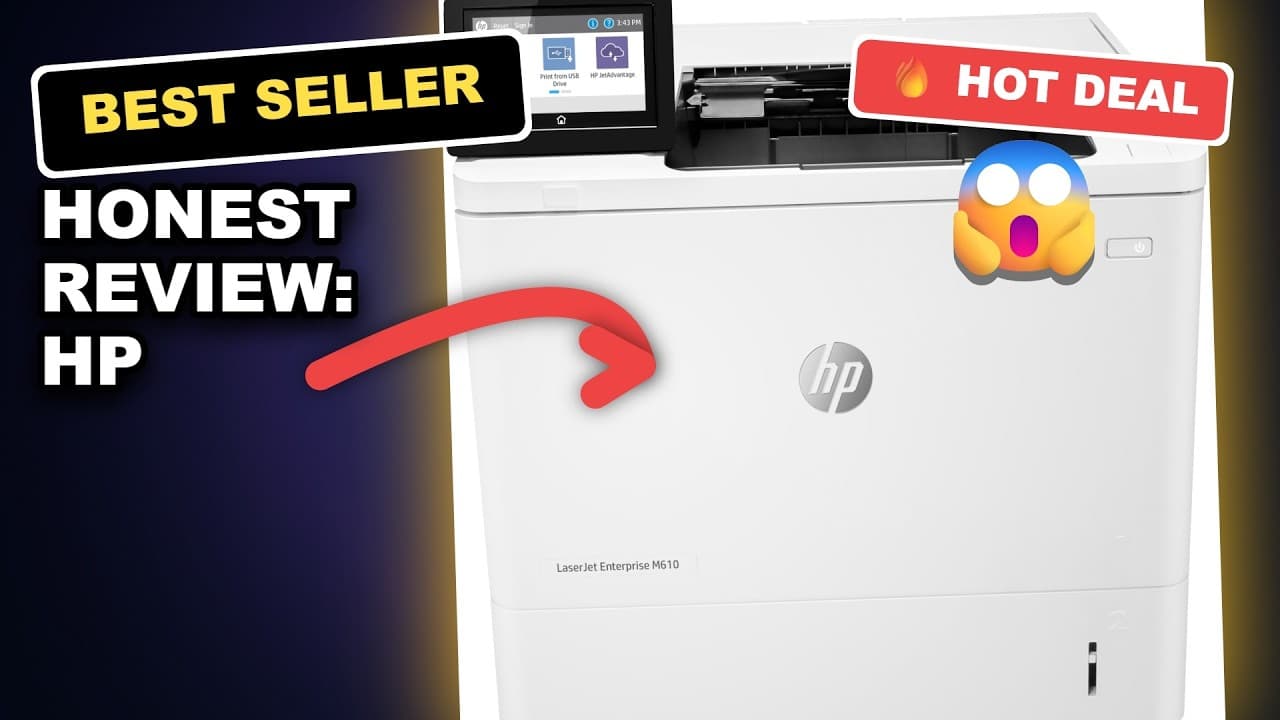 Honest Review: HP LaserJet Enterprise M610dn Monochrome Printer with Built-in Ethernet & 2-Sided Pri