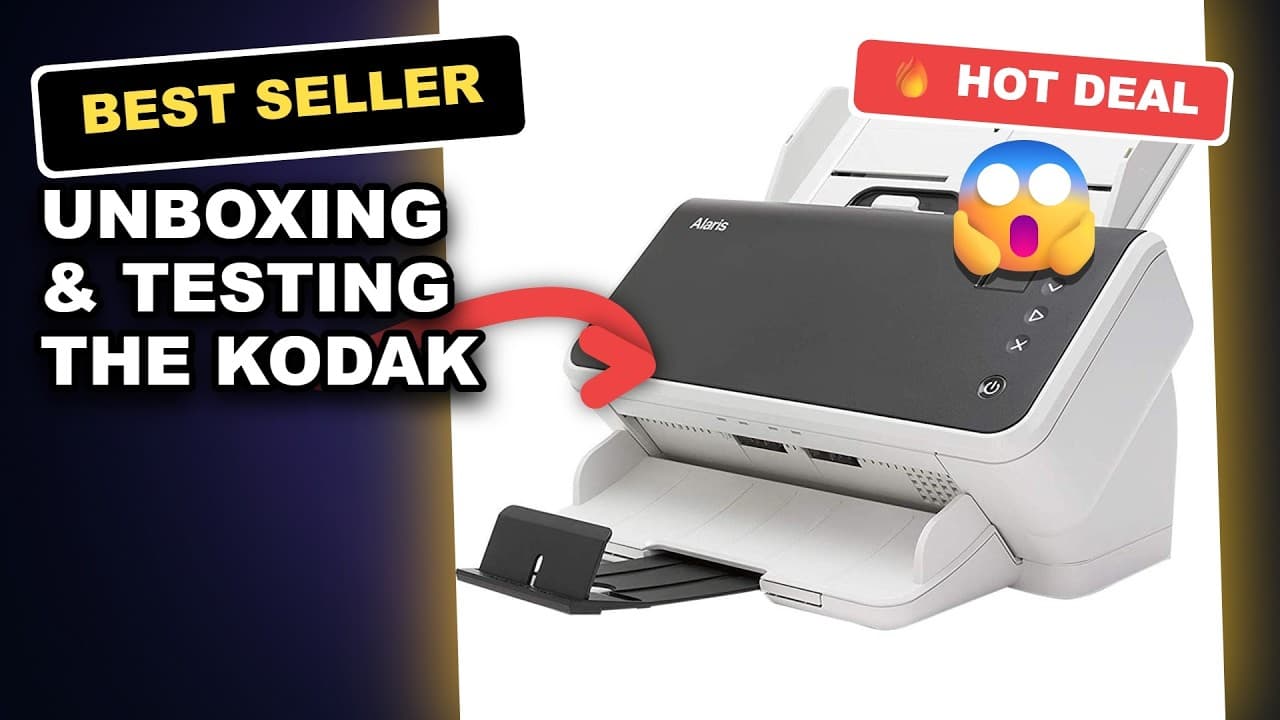 Unboxing & Testing the Kodak Alaris S2050 Scanner - 600 dpi Optical for Business