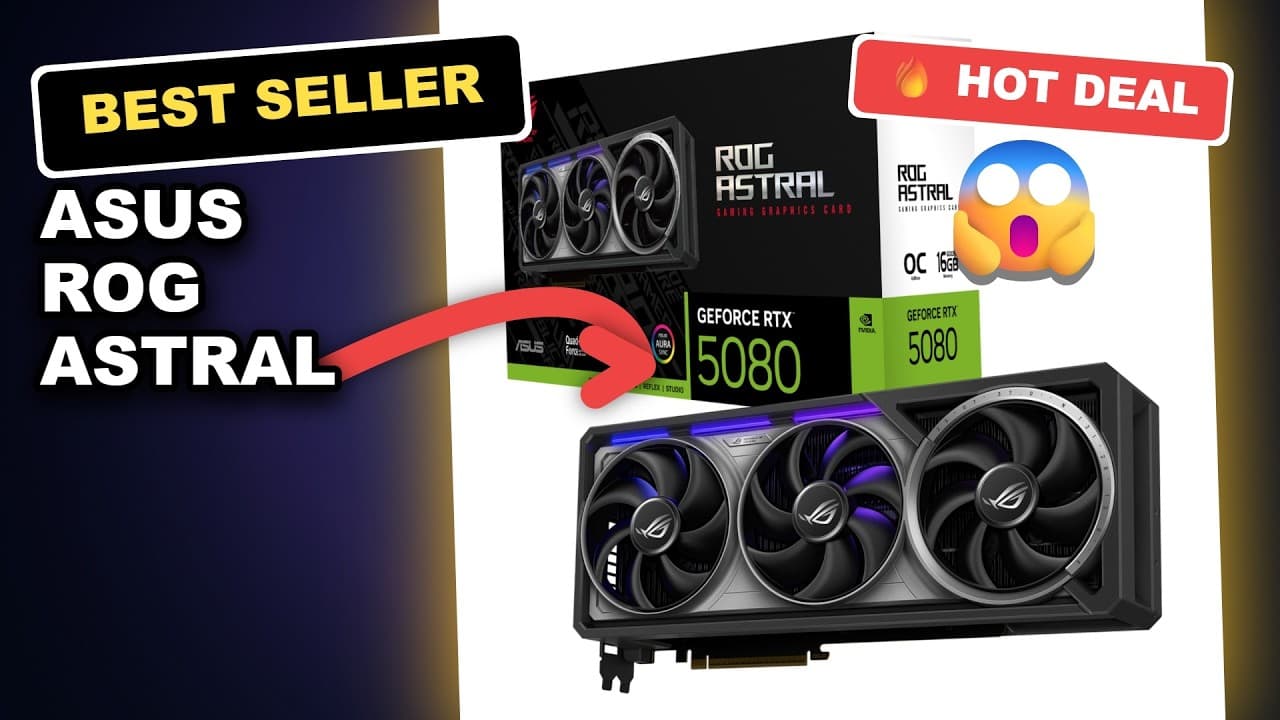 ASUS ROG Astral RTX 5080 Review: Is This the Ultimate Gaming GPU? review video