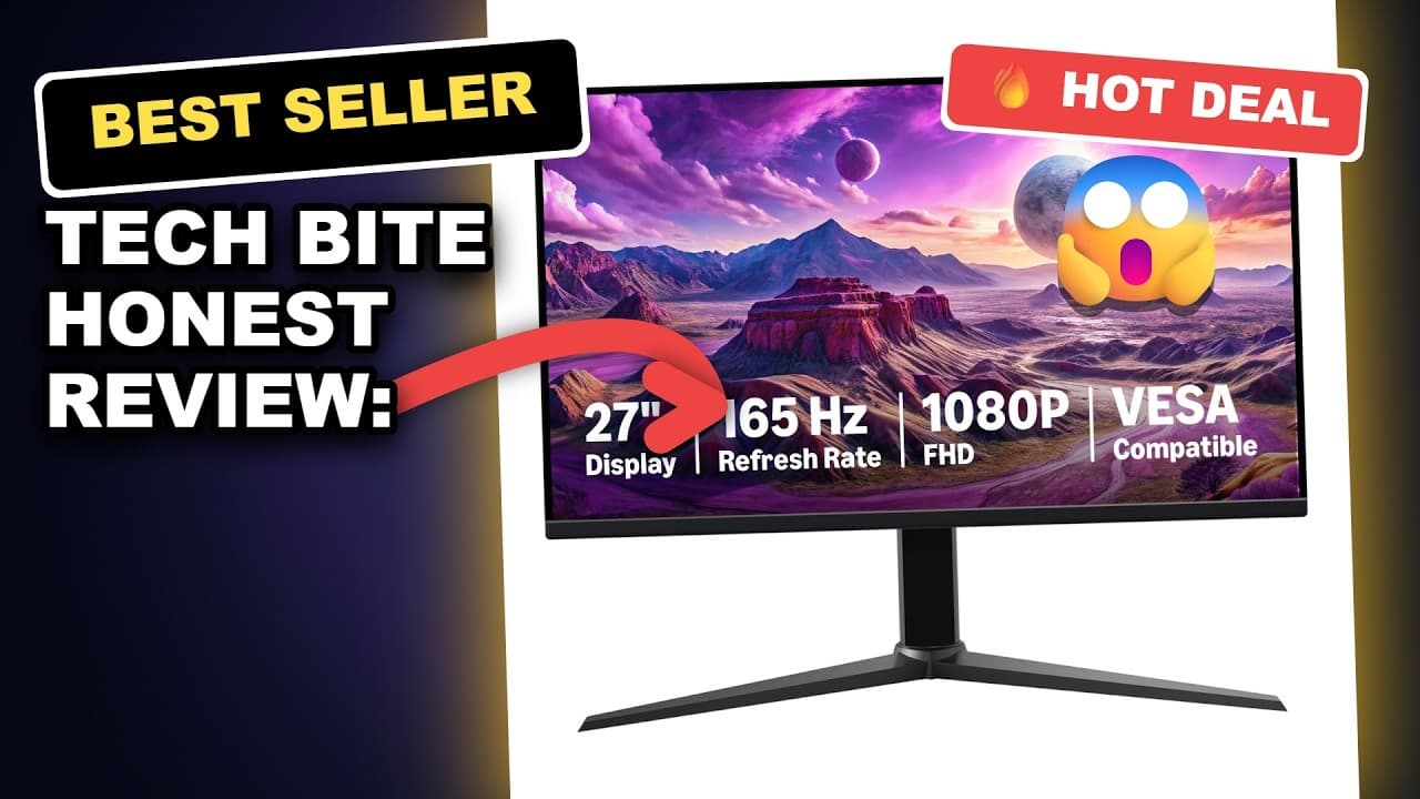 Tech Bite Honest Review: 26.5" Acer Predator Gaming Monitor Unboxed