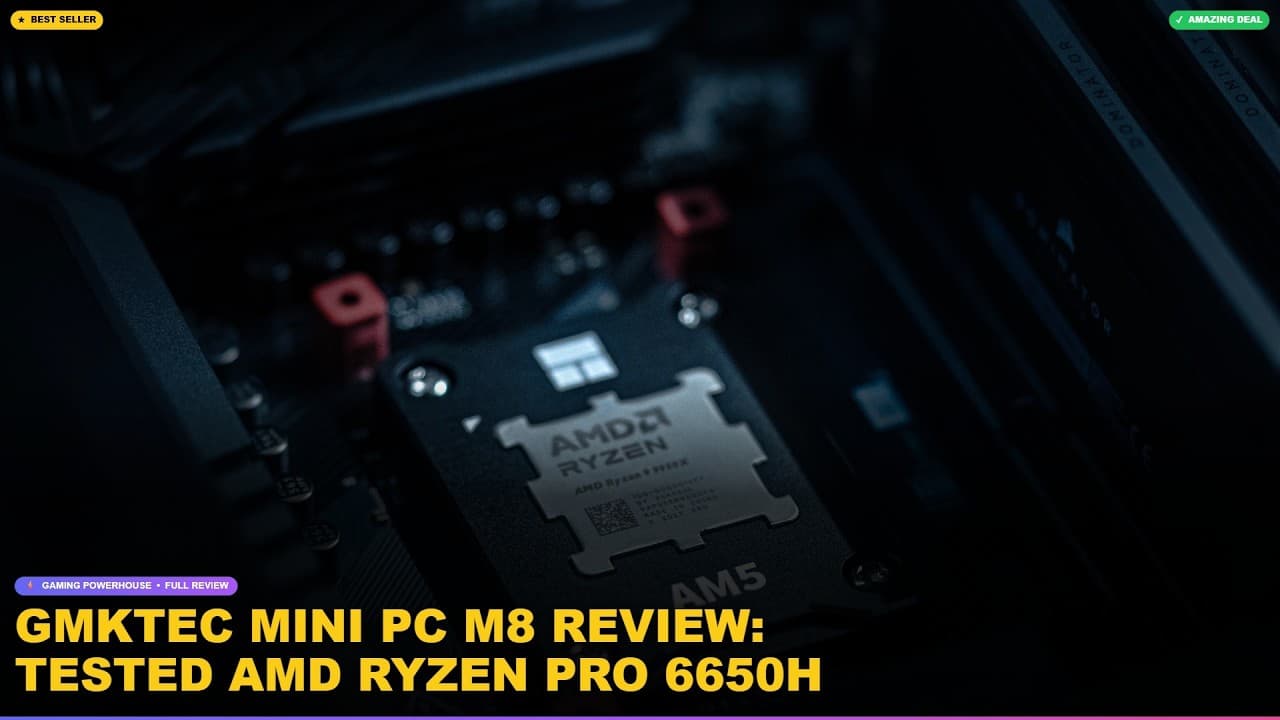 GMKtec Mini PC M8 Review: Tested AMD Ryzen PRO 6650H and 2.5GbE LAN