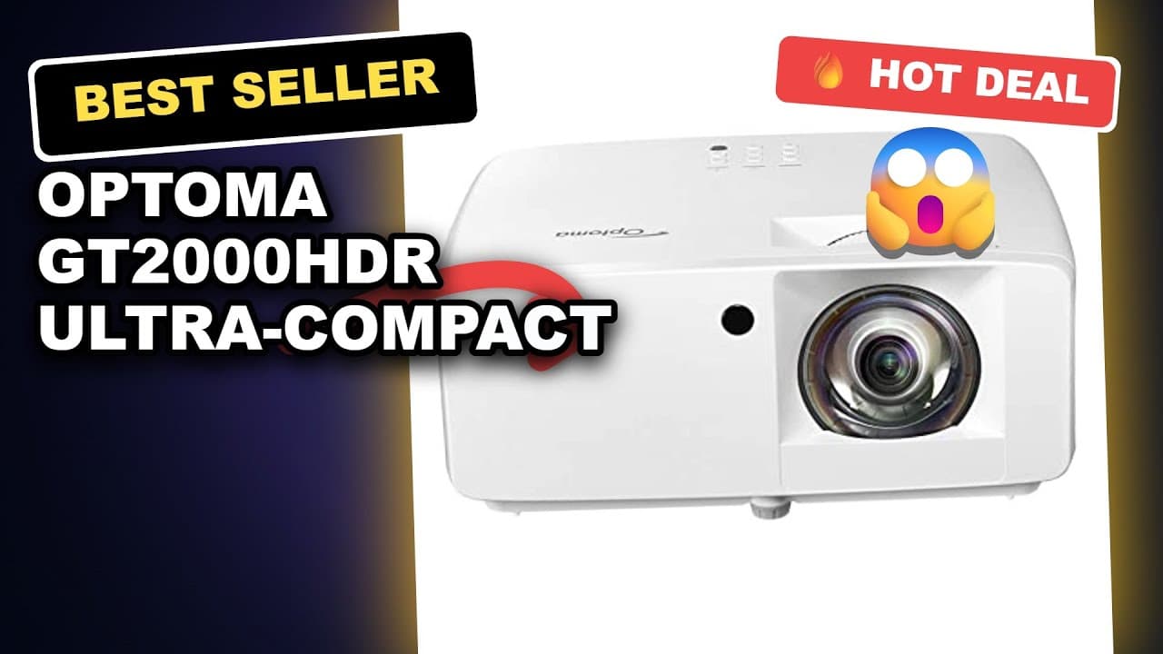 Optoma GT2000HDR Ultra-Compact Short Throw Laser Projector Review: Is It Worth the Price?