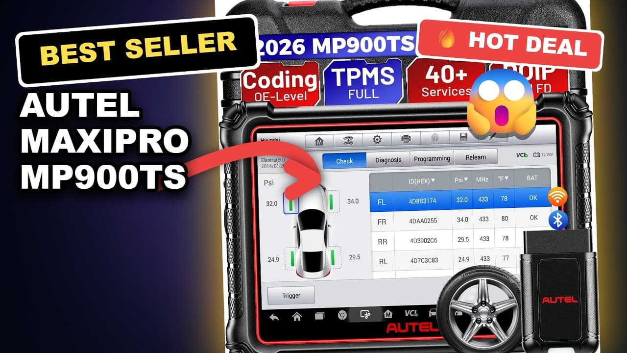 Autel MaxiPRO MP900TS Honest Review: Car Scanner Tool Actually Worth It?