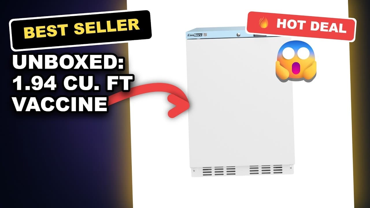 Unboxed: 1.94 cu. ft Vaccine Refrigerator, ACR22G Medical Storage Fridge Review