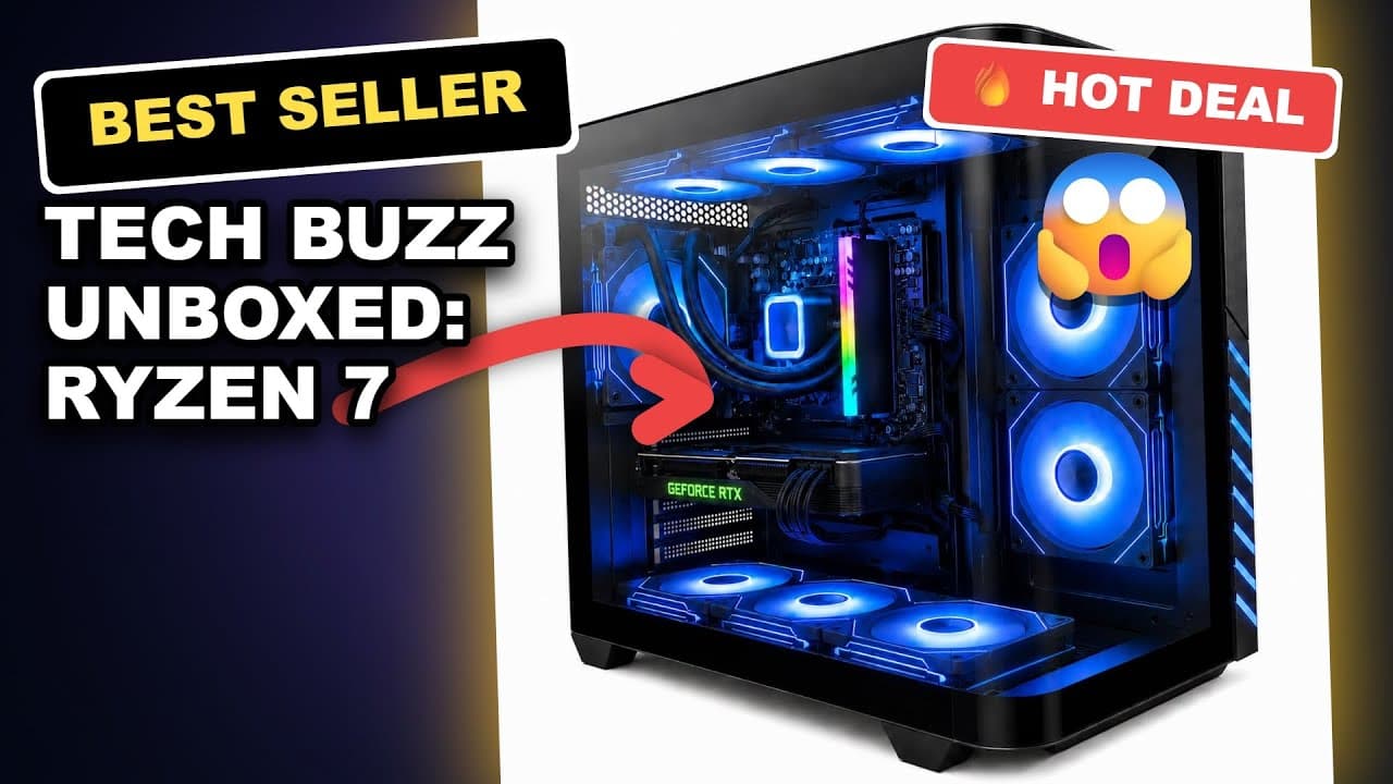 Tech Buzz Unboxed: Ryzen 7 8700F Gaming PC Desktop with RTX 4060 Ti - Honest Review After 30 Days