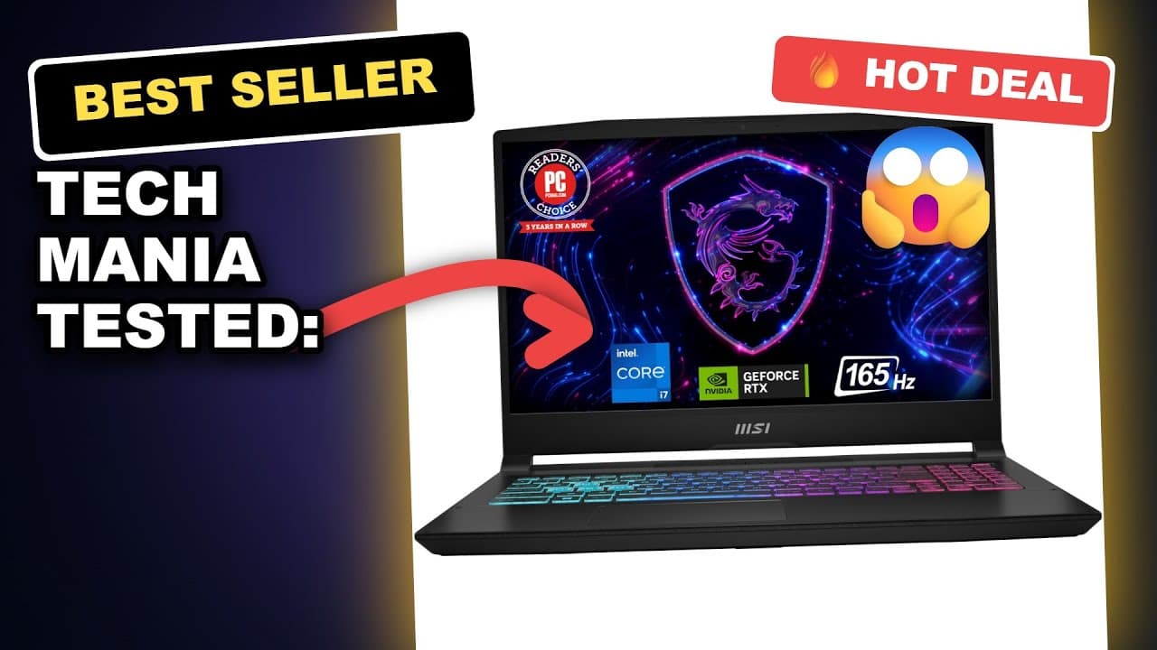 Tech Mania Tested: MSI Katana 15 15.6" 165Hz QHD Gaming Laptop Review