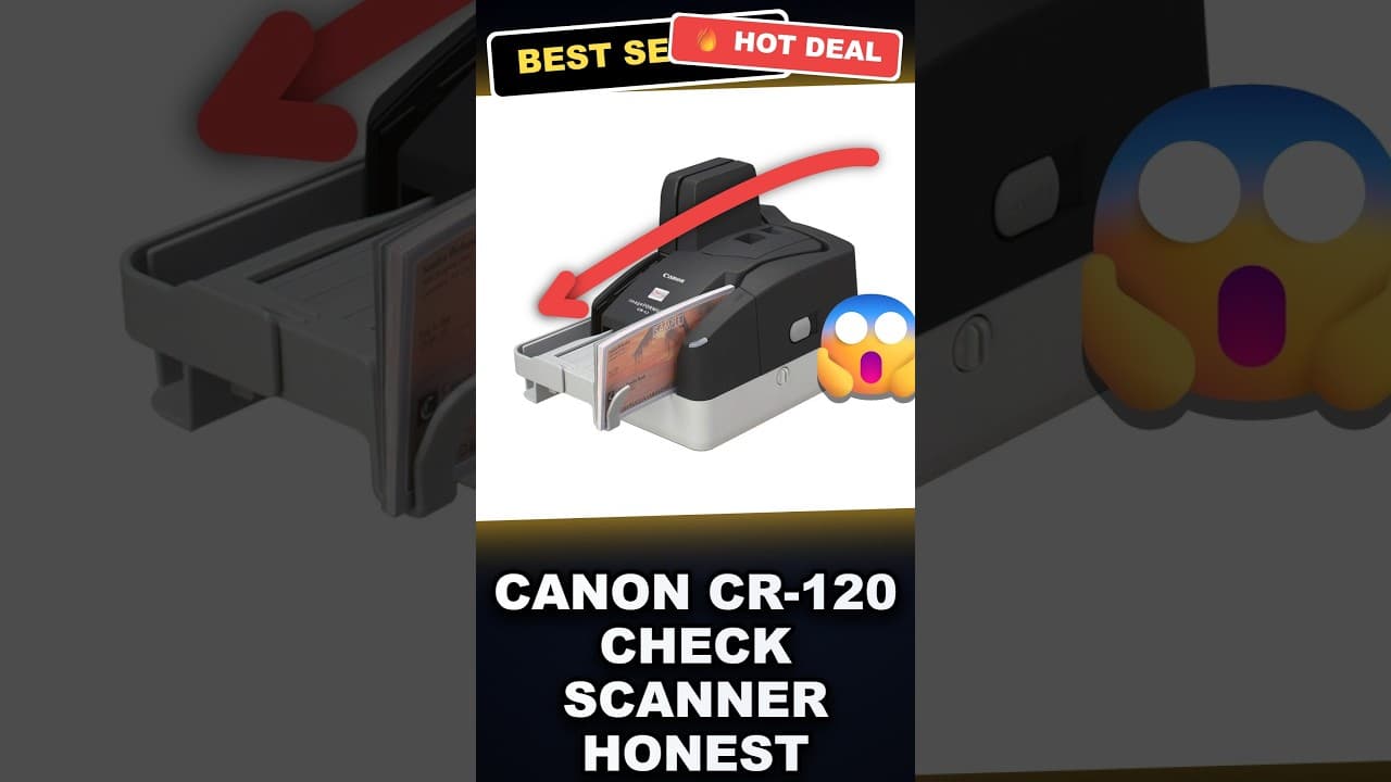 Canon CR-120 Check Scanner Honest Review: Fastest Check Rips at 120 dpm