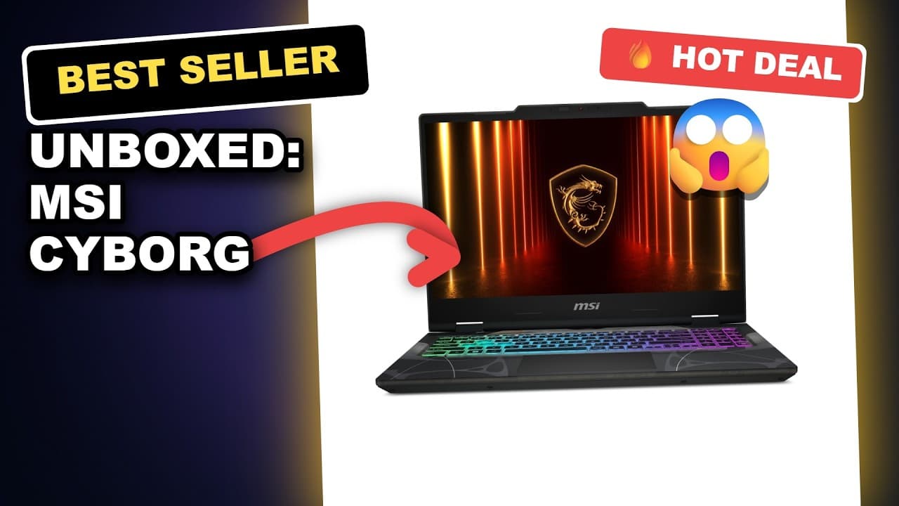 Unboxed: MSI Cyborg A15 AI Gaming Laptop Review — 144Hz FHD, Ryzen 7, GeForce RTX 5050
