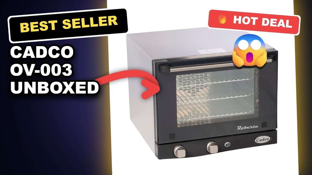 Cadco OV-003 Unboxed Review: Is It Worth Its Price in Commercial Baking? review video