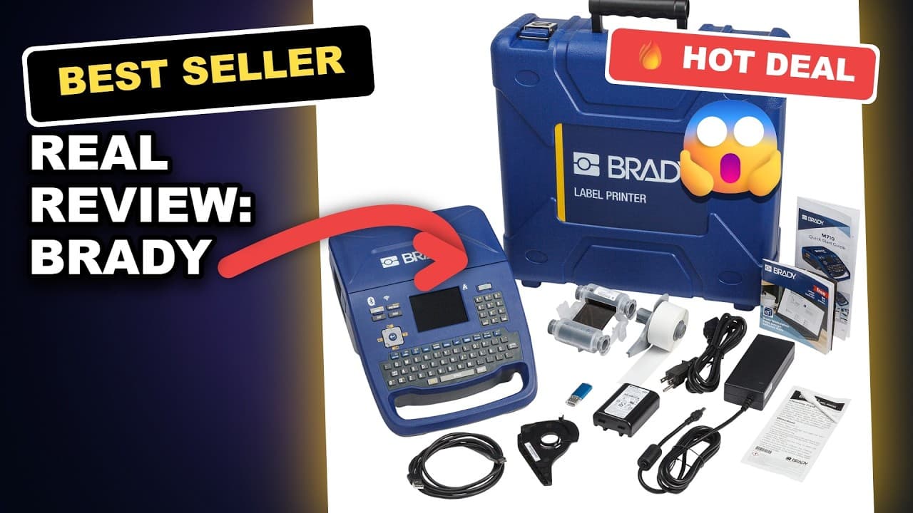Real Review: Brady M710 Bluetooth & Wi-Fi Portable Label Printer Worth It?