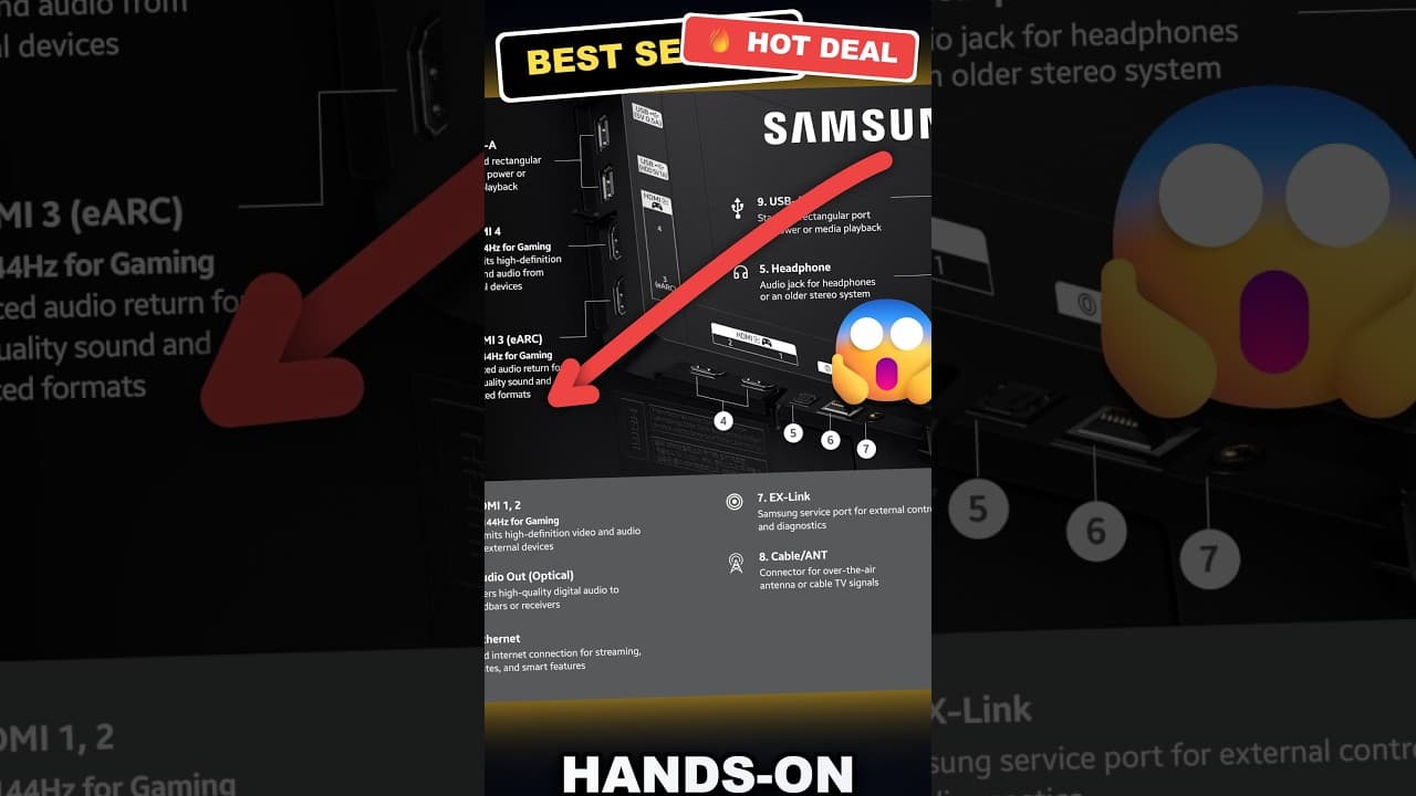 Hands-On Samsung S90F 4K OLED Smart TV Review: AI-Enhanced Experience for Streaming and Gaming review video