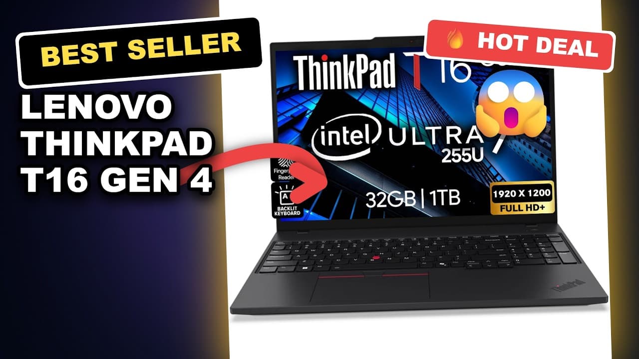 Lenovo ThinkPad T16 Gen 4 Honest Review: Unboxing & First Impression review video