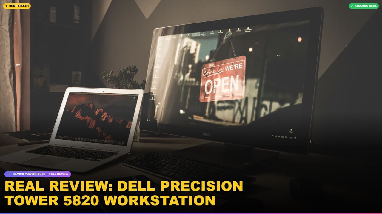 Real Review: Dell Precision Tower 5820 Workstation W-2123 4C 3.6Ghz 64GB 1TB NVMe P2000 Win 11 (Rene