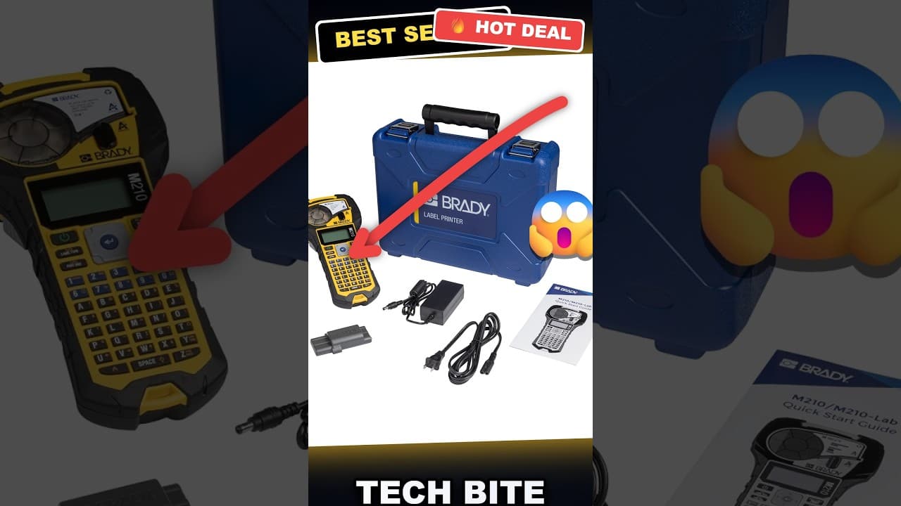 Tech Bite Review: Brady S3100 Sign and Label Printer Unboxed for Industrial Uses