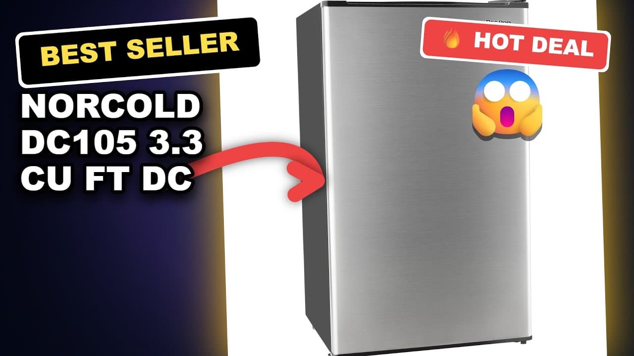 NORCOLD DC105 3.3 CU FT DC Refrigerator Review: Efficient 12V/24V Cooling Performance Tested!