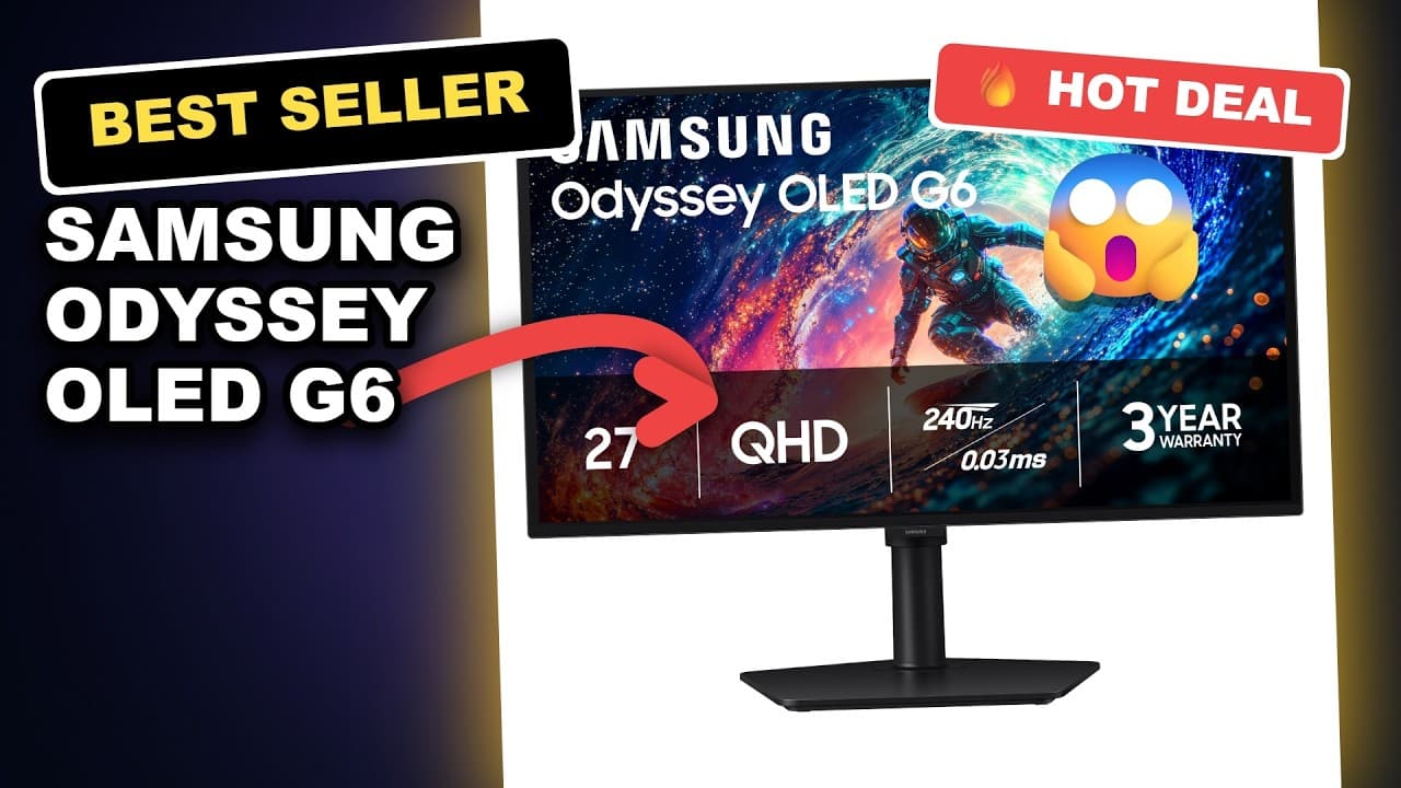 Samsung Odyssey OLED G6 Honest Review: 27" QD-OLED Gaming Monitor Worth the Upgrade?