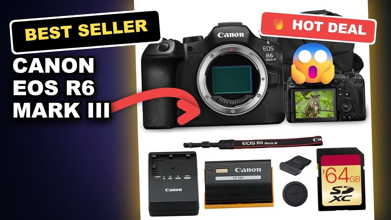 Canon EOS R6 Mark III Full-Frame Mirrorless Camera: Honest Review review video