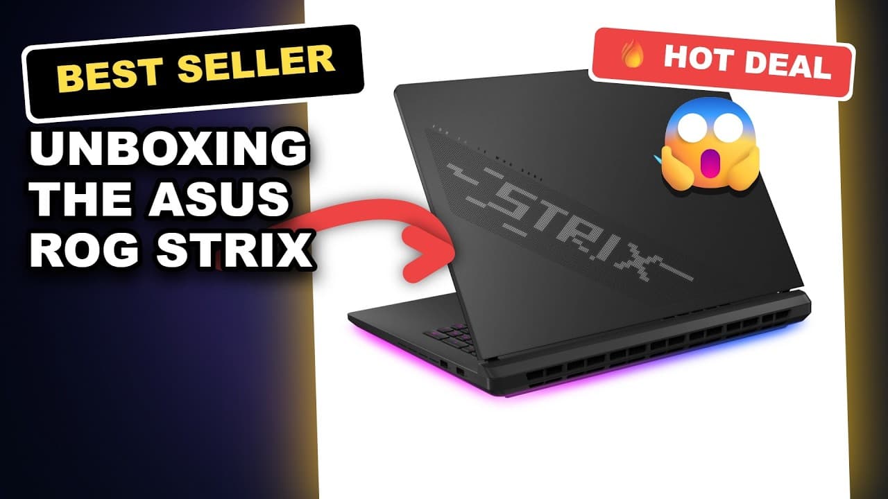 Unboxing the ASUS ROG Strix Scar 18 (2025) Gaming Laptop: 18 Hours of Performance Testing