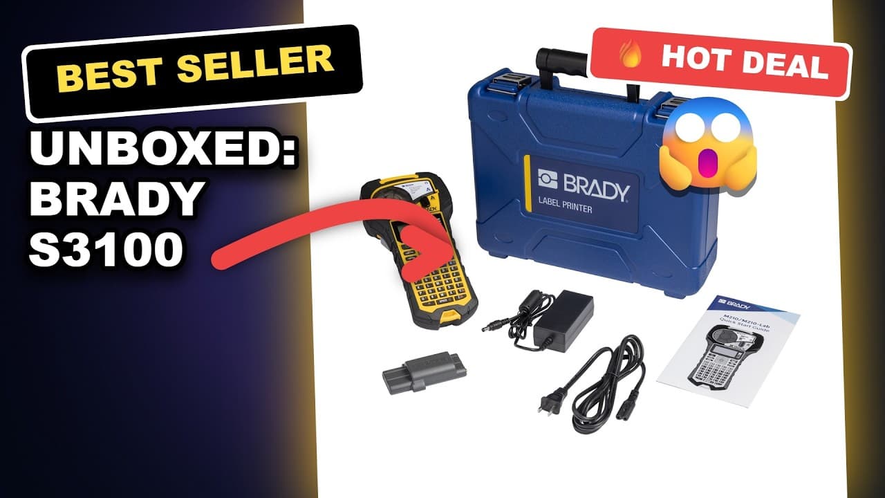Unboxed: Brady S3100 Sign and Label Printer with Workstation Safety and Facility ID Software