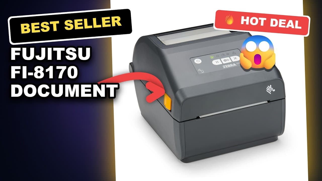 Fujitsu fi-8170 Document Scanner Honest Review: Unboxing and Performance Testing