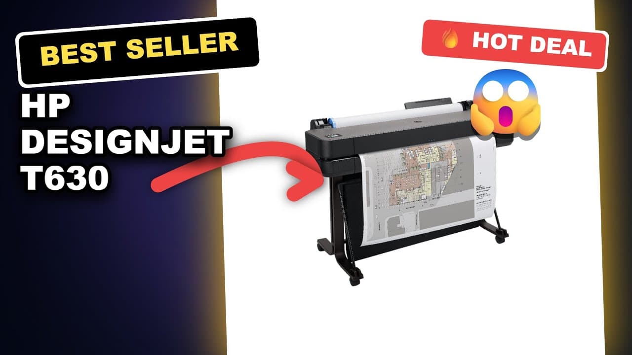 HP DesignJet T630 Review: Unleash Stunning Large Format Prints with Precision, Speed, and Flexibility!