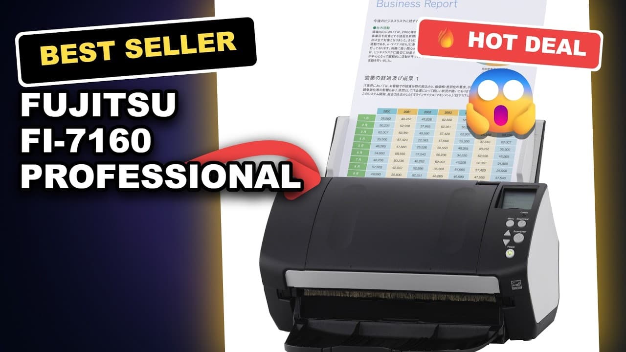 Fujitsu fi-7160 Professional Document Scanner Tested: Industry Leading Image Quality