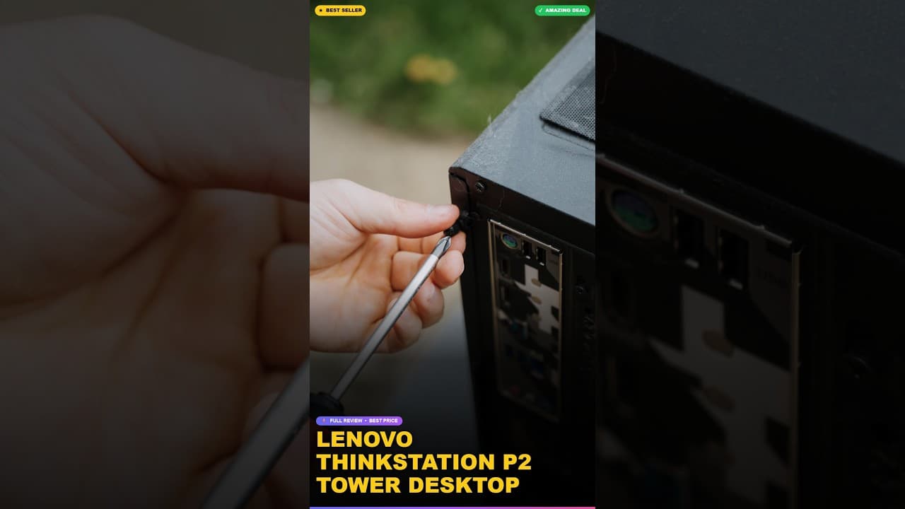 Lenovo ThinkStation P2 Tower Desktop Computer | Real Review: AI Workflows Made Easy