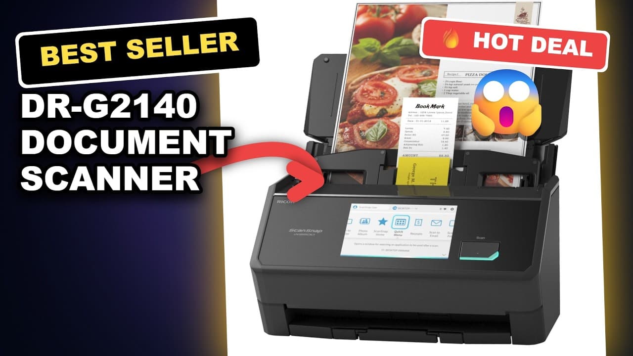 DR-G2140 Document Scanner Tested: Handles 100+ Pages Without Breaking a Sweat