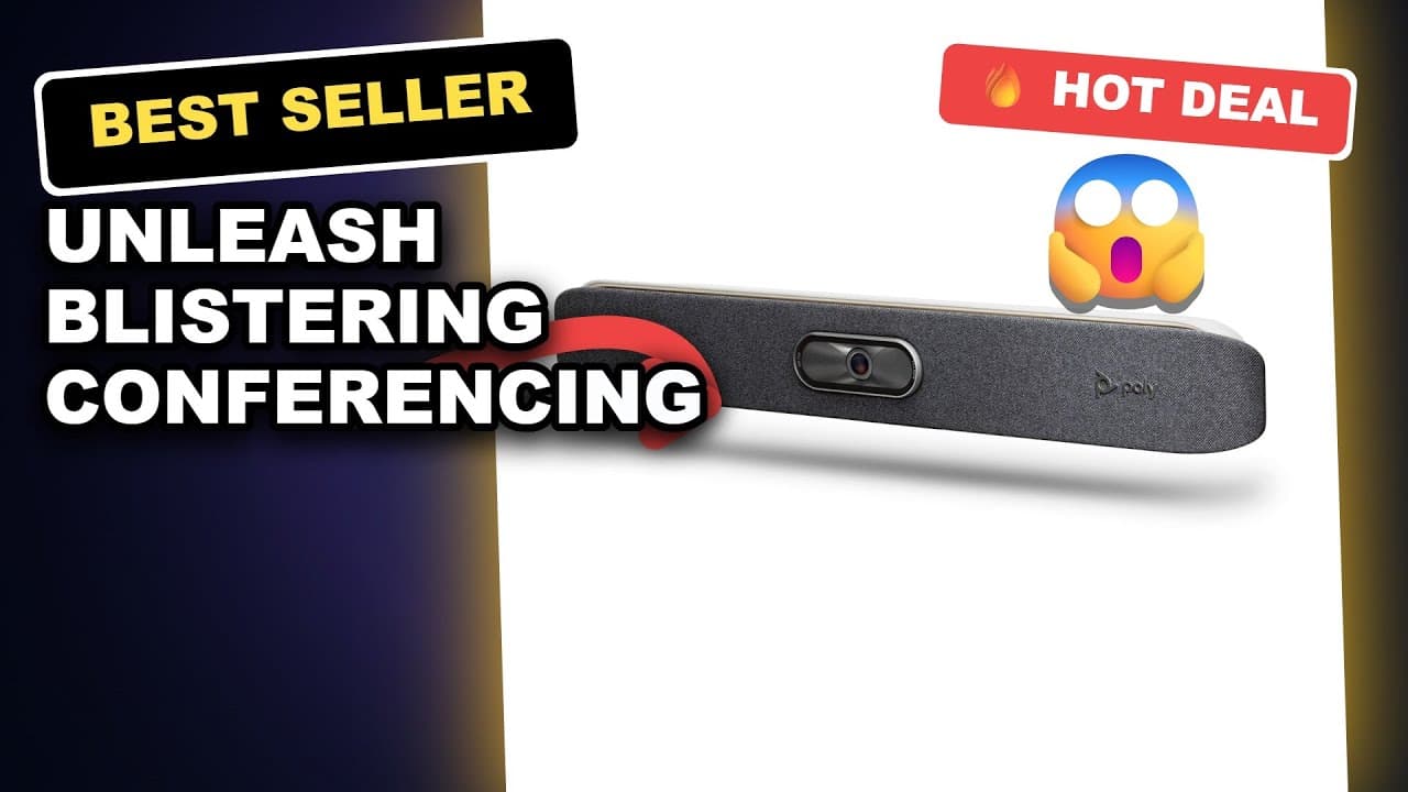 Unleash Blistering Conferencing Experience with Polaroid Poly Studio X52 Video Bar - Ultimate Review