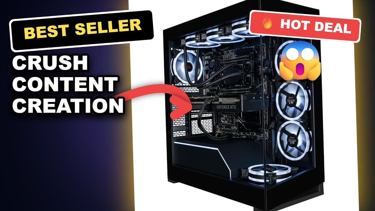 CRUSH CONTENT CREATION with CLX Horus Creator Workstation - AMD Ryzen Threadripper 9980X, NVIDIA GeForce RTX 5090 Review!