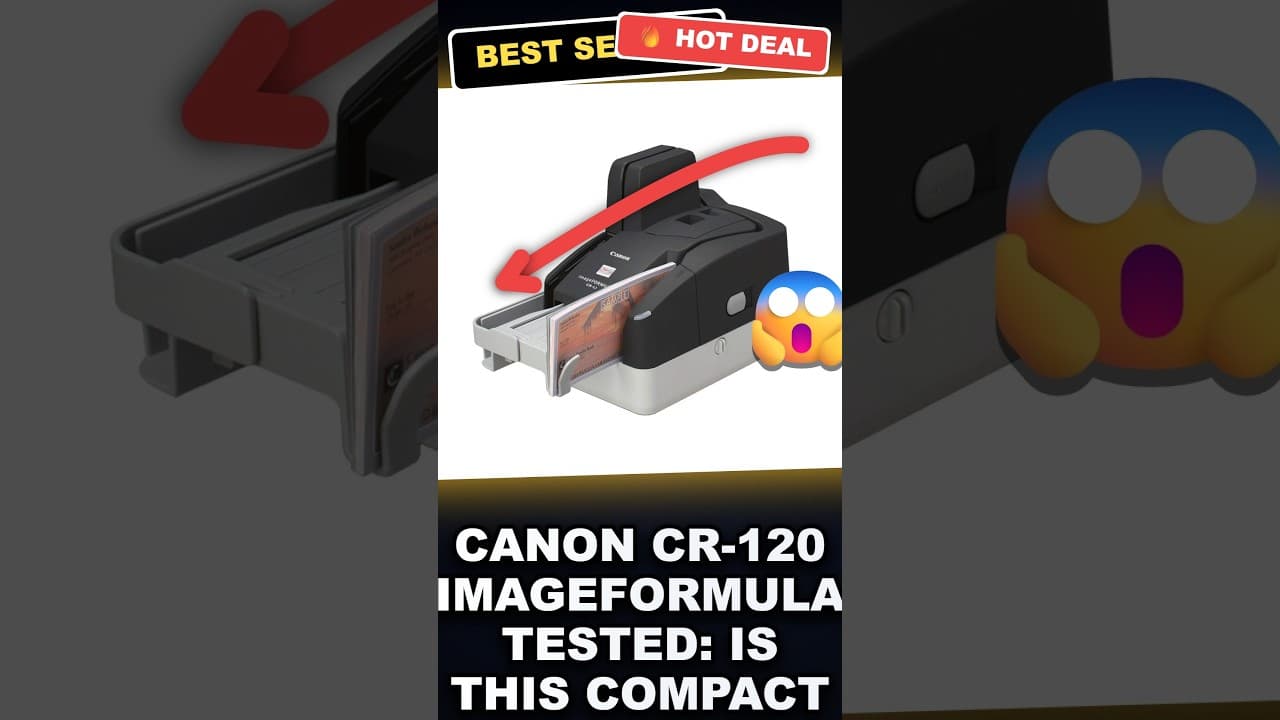Canon CR-120 Imageformula Tested: Is This Compact Check Scanner Worth It?