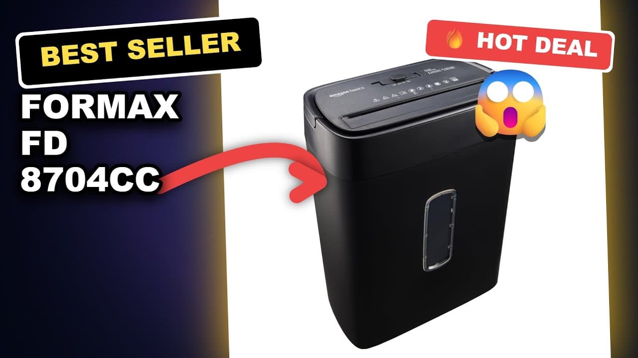 Formax FD 8704CC Office Paper Shredder Review: Is It The Ultimate Office Companion?