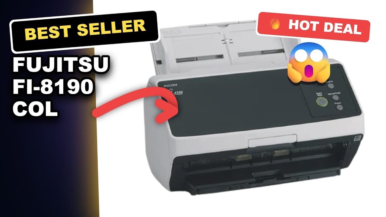 Fujitsu Fi-8190 Col Shelved Scanner Tested: High-Performance OCR for Busy Offices