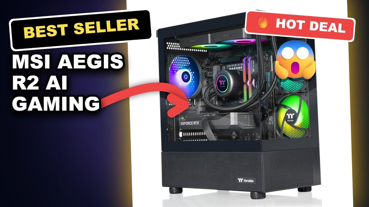 MSI Aegis R2 AI Gaming Desktop Unboxed Review: Gaming on Next Era