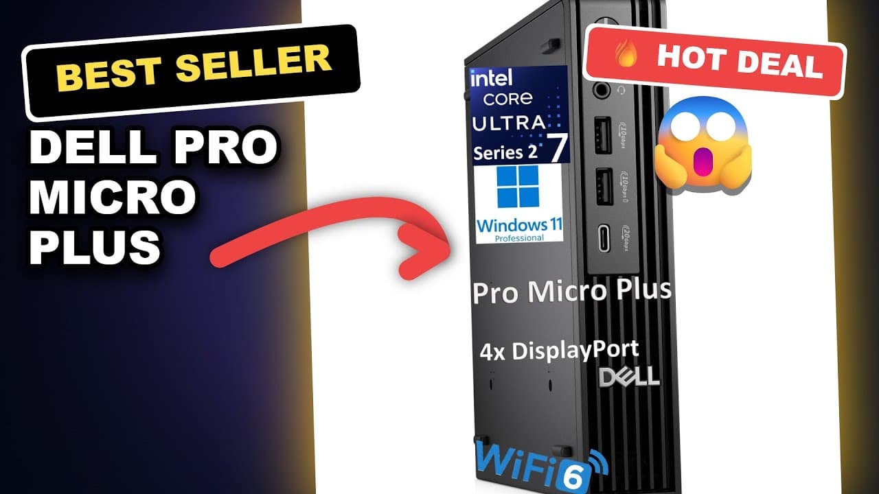 Dell Pro Micro Plus Tested: Next-Gen AI PC Worth the Investment?