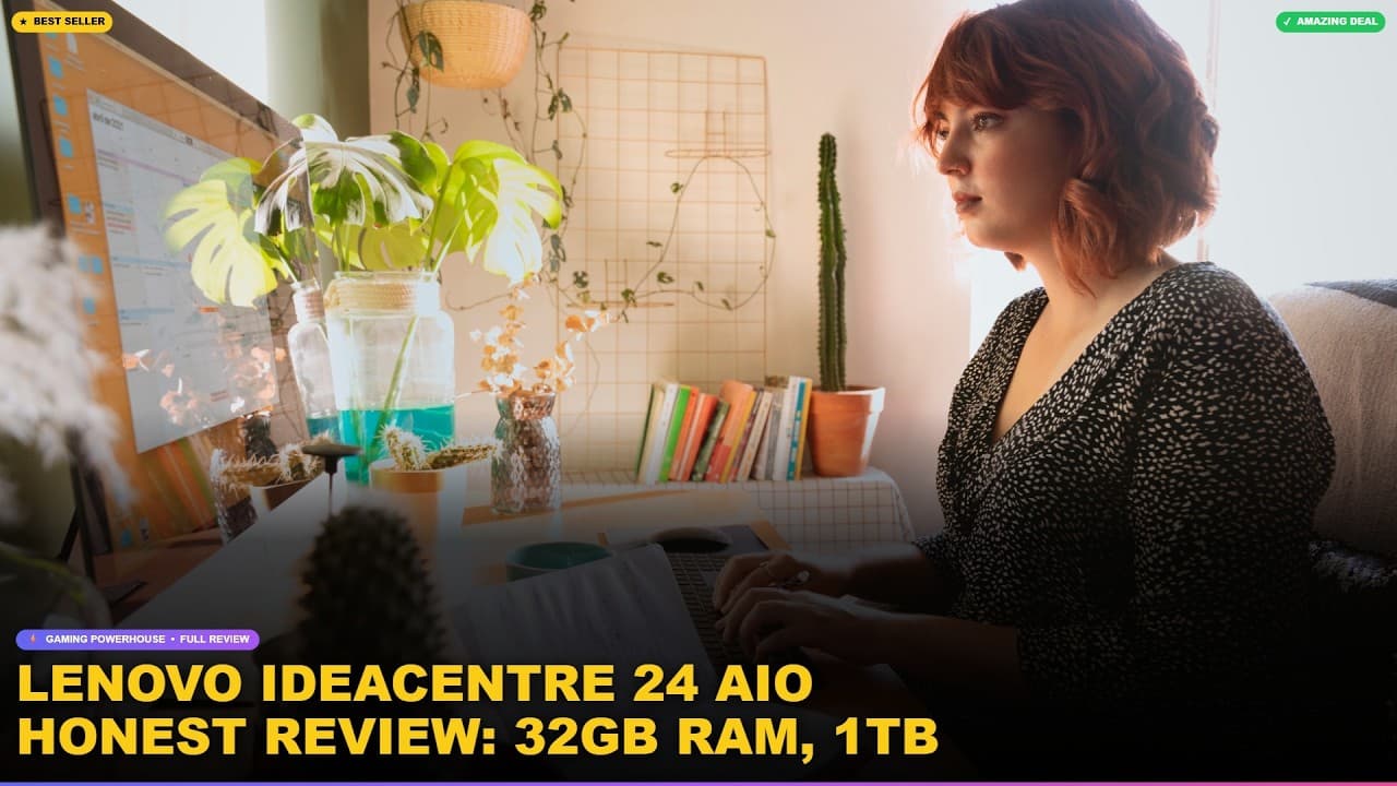 Lenovo IdeaCentre 24 AIO Honest Review: 32GB RAM, 1TB SSD, and Powerful Performance?