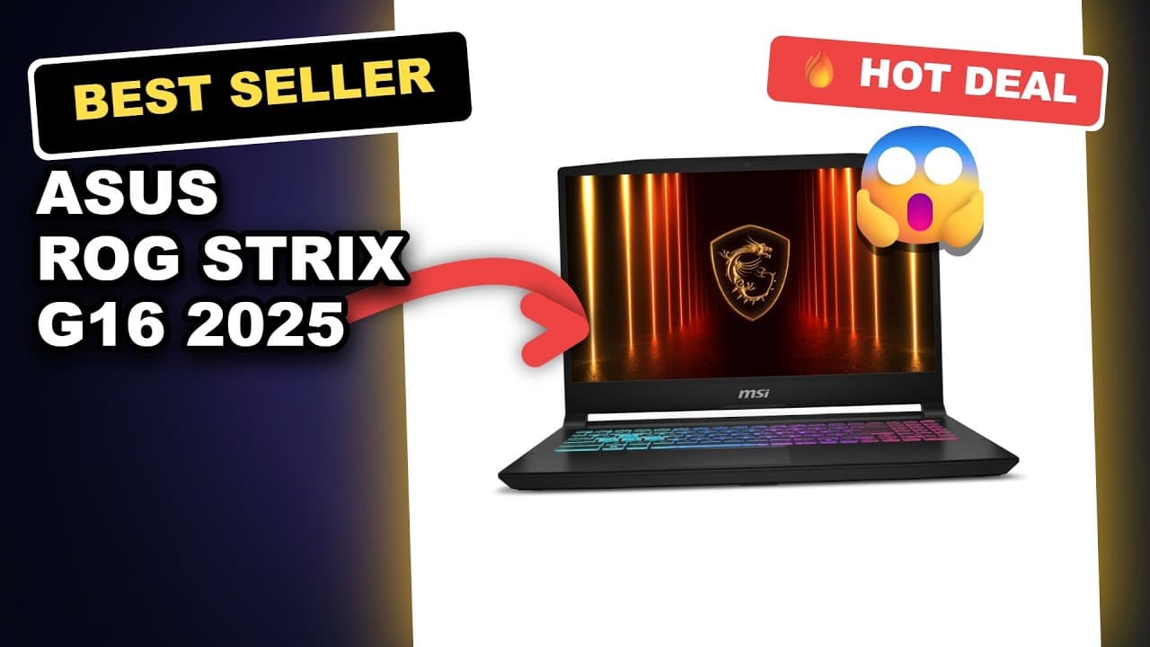 ASUS ROG Strix G16 2025 Gaming Laptop Review | Beastly Performance | 240Hz 2.5K Display
