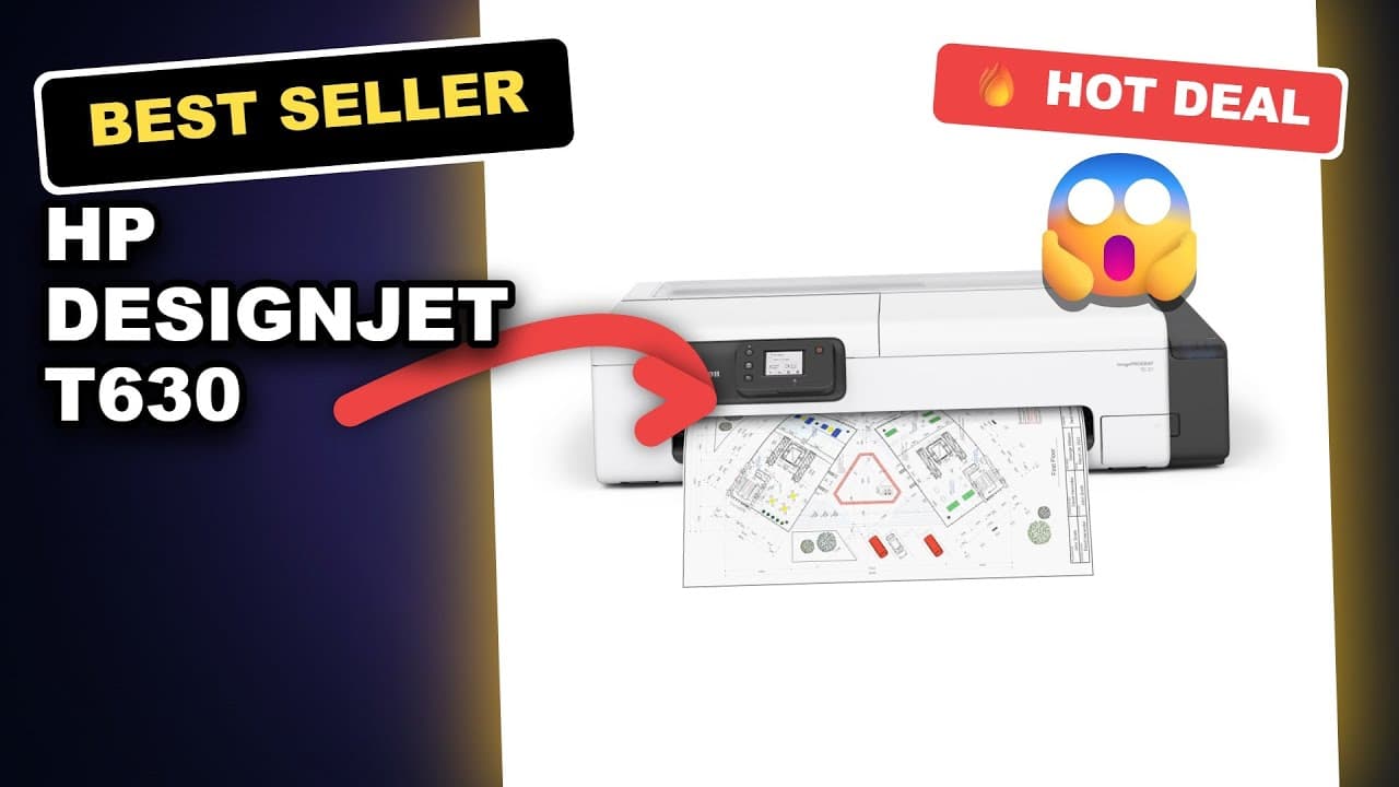 HP DesignJet T630 Unboxed: A Large Format Plotter Printer Worth It For Architects & Engineers?