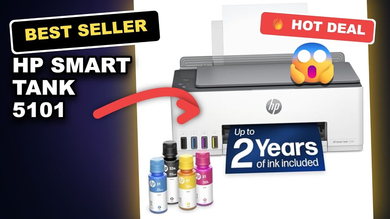 HP Smart Tank 5101 Review: Ink For Years Not Months — Worth It?